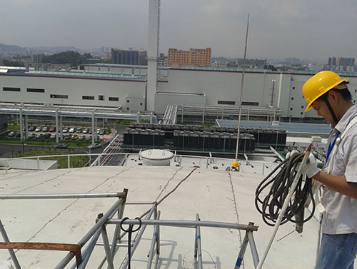 工厂防雷工程实例图